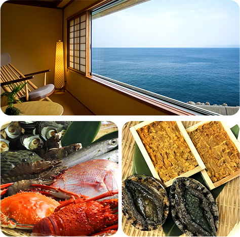 伊勢海老と旅館