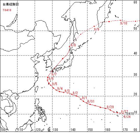 台風経路図5