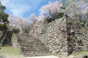 洲本城跡石階段