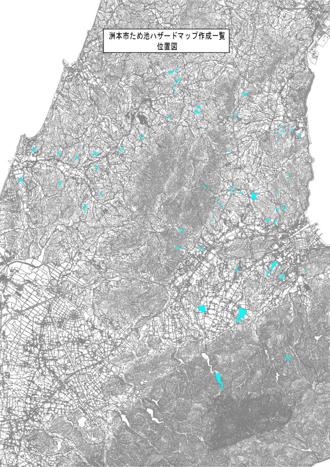 ハザードマップ位置図一覧