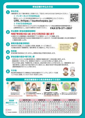 スモトペイ店舗募集チラシ２ｐ