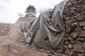 工事予定の石垣