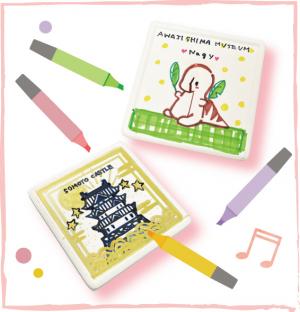 コースターに絵を描こう