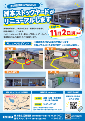 洲本ストックヤード リニューアル チラシ