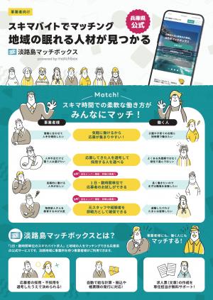 淡路島マッチボックス事業者向けチラシ 1ページ