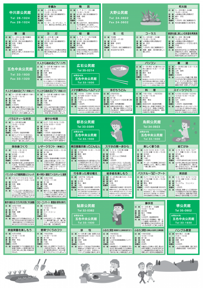 洲本市公民館公民館講座